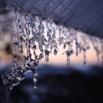 icicle, winter, snow, frost, roof, nature, acrylic glass